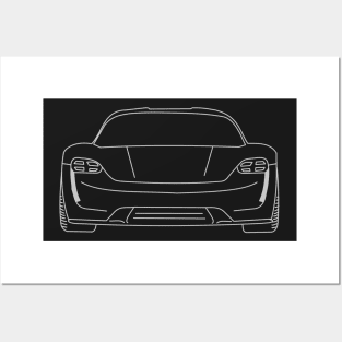 Porsche Taycan Posters and Art